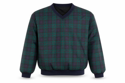 Forrester’s Men’s Green Check Pullover Quilted Sweatshirt L Outdoor