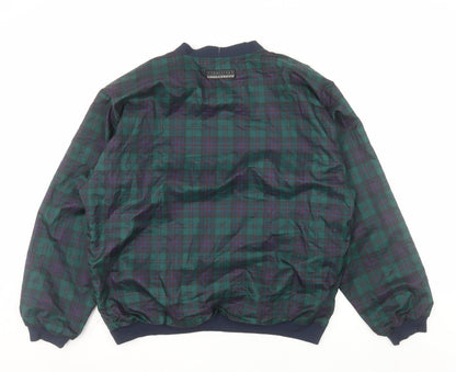 Forrester’s Men’s Green Check Pullover Quilted Sweatshirt L Outdoor