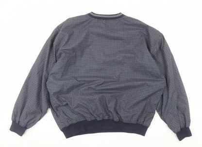 LA Loving Men's Blue XL Check Pullover Sweatshirt