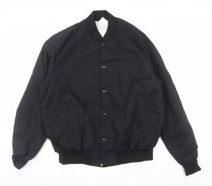 Taylor Jackets Men’s Black XL Varsity Bomber Music Tour Jacket