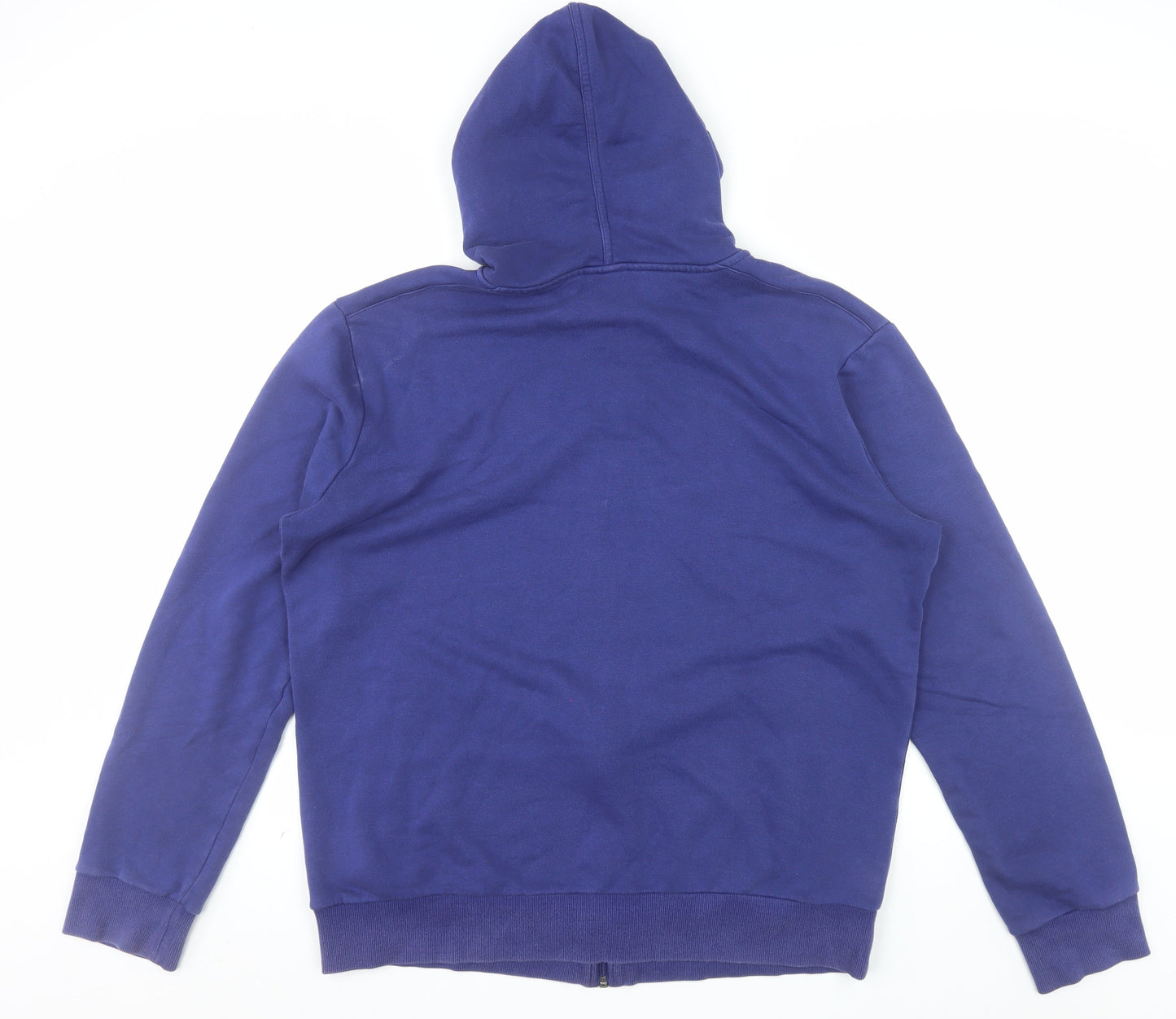 Umbro Men's Blue XL Full Zip Hoodie Derby Logo Sportswear