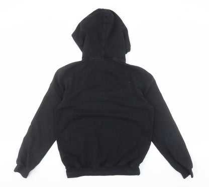 Paul & Shark Men’s Black Pullover Hoodie M Embroidered Yachting Cotton