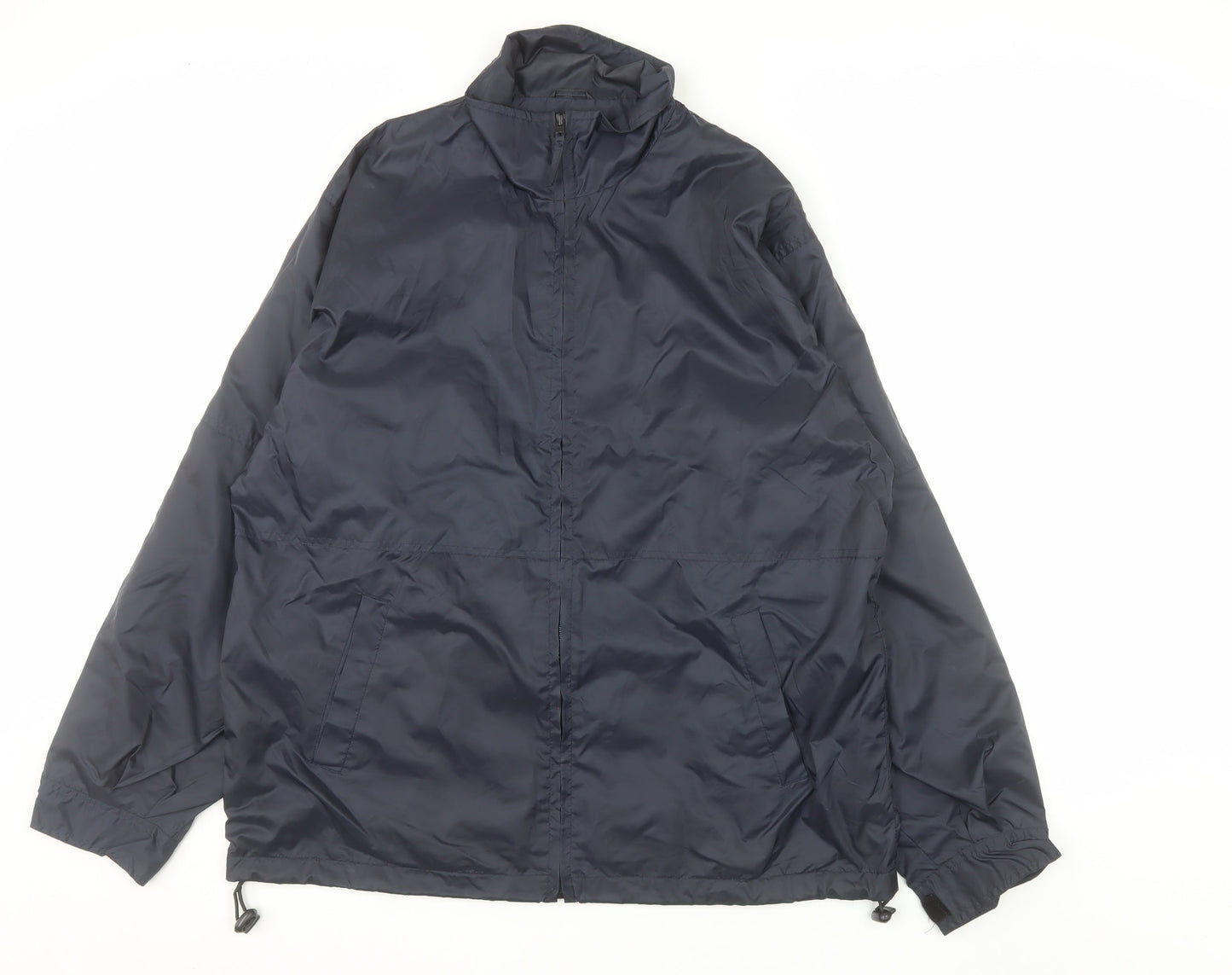 Brooklynn Fine Casuals Men's Navy Blue Windbreaker Jacket M