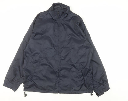 Brooklynn Fine Casuals Men's Navy Blue Windbreaker Jacket M