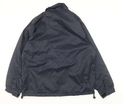 Brooklynn Fine Casuals Men's Navy Blue Windbreaker Jacket M