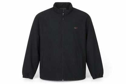 Greg Norman Men's Black M Basic Golf Jacket Full Zip Lightweight