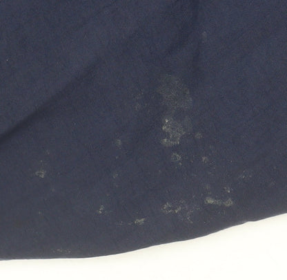 SK Design Men's Blue XL Nylon Bomber Jacket with Lining