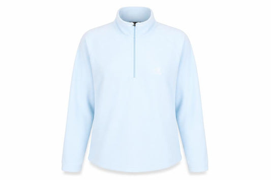 Craghoppers Women Light Blue Half Zip Fleece Sweatshirt UK 14