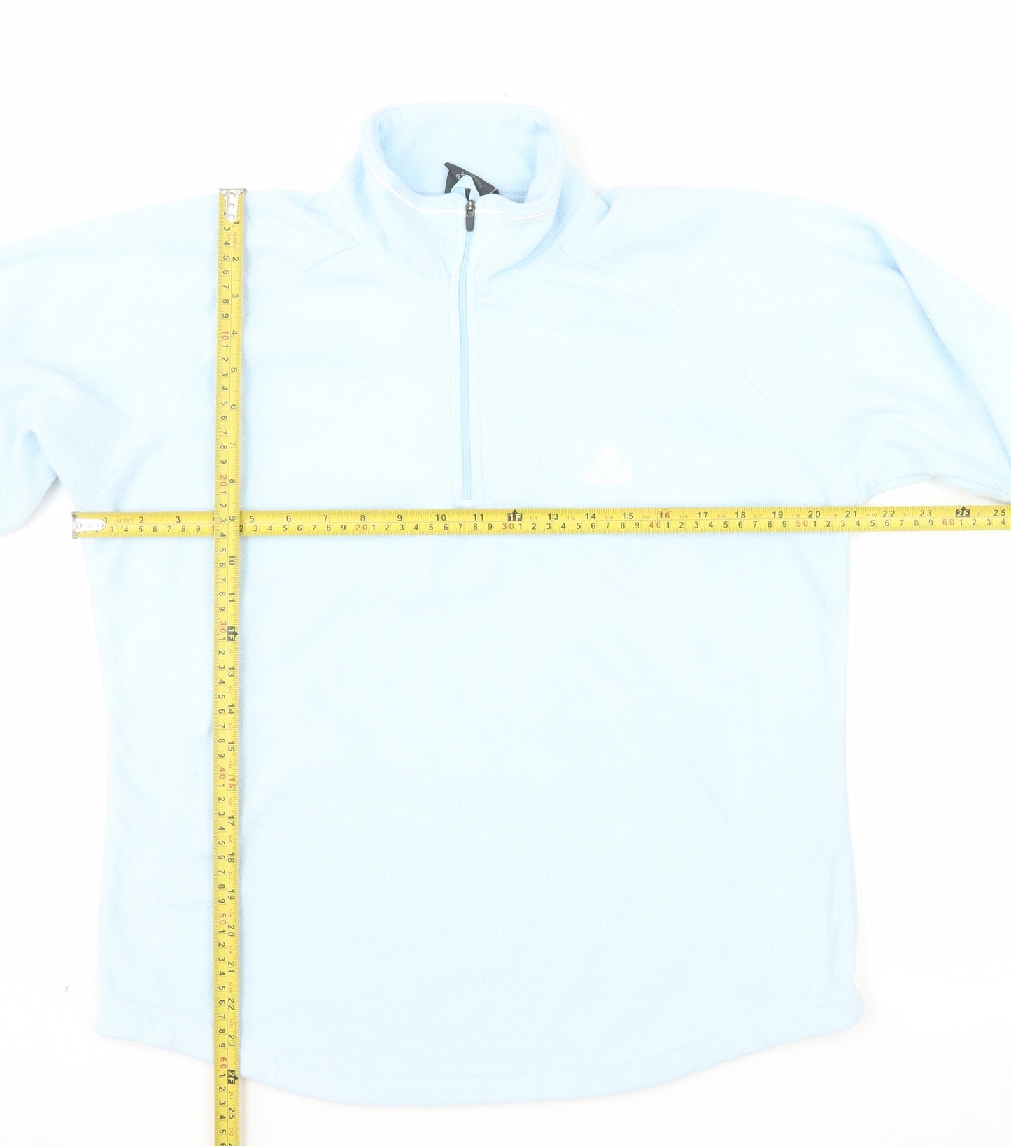 Craghoppers Women Light Blue Half Zip Fleece Sweatshirt UK 14