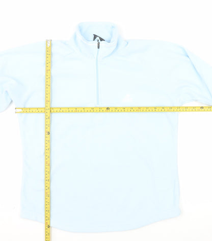 Craghoppers Women Light Blue Half Zip Fleece Sweatshirt UK 14