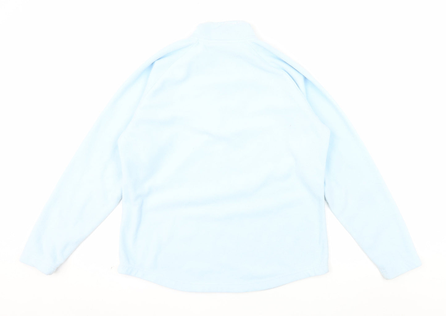 Craghoppers Women Light Blue Half Zip Fleece Sweatshirt UK 14