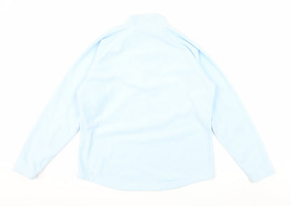 Craghoppers Women Light Blue Half Zip Fleece Sweatshirt UK 14