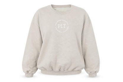 PRETTYLITTLETHING Women Beige Small Pullover Sweatshirt