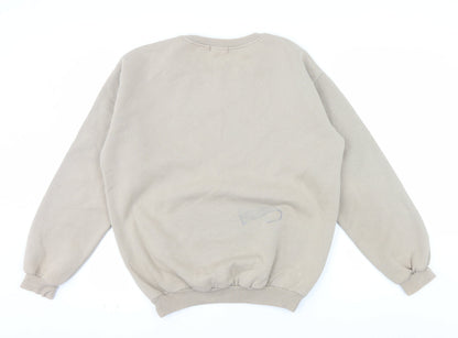 PrettyLittleThing Women Beige Small Pullover Sweatshirt