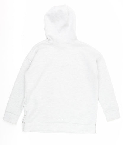 Souluxe Mens Grey Pullover Hoodie Size M Stretch Lightweight