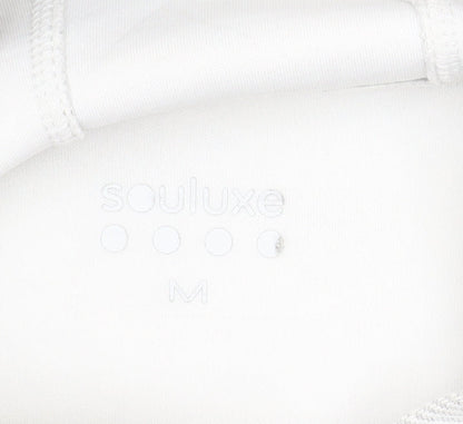 Souluxe Mens Grey Pullover Hoodie Size M Stretch Lightweight