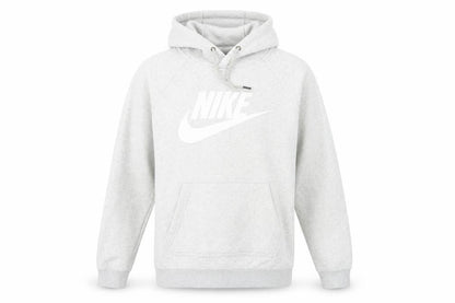 Nike Men's Grey Pullover Hoodie Small Sports Fleece Sweatshirt