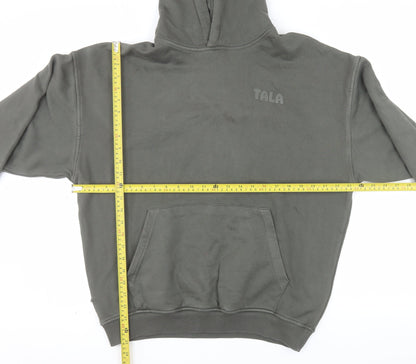 TALA Unisex Green Relaxed Fit Pullover Hoodie Size S