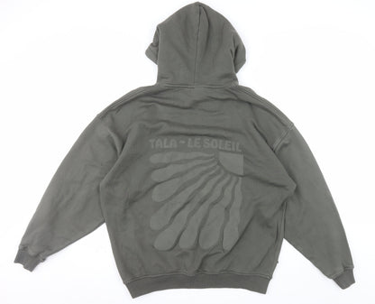 TALA Unisex Green Relaxed Fit Pullover Hoodie Size S