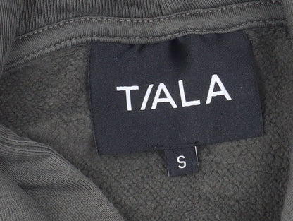TALA Unisex Green Relaxed Fit Pullover Hoodie Size S
