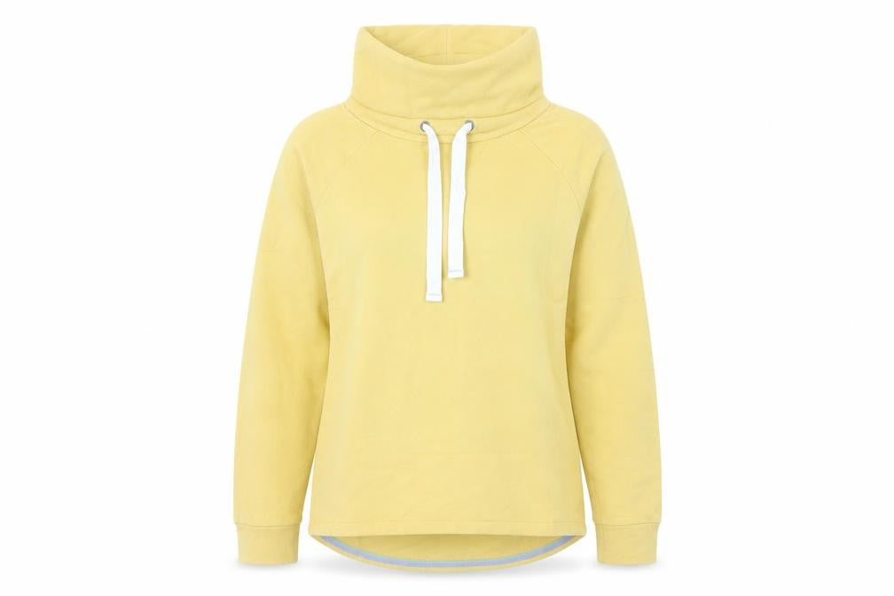 Boden Women's Yellow Cotton Pullover Hoodie UK 10 Long Sleeve