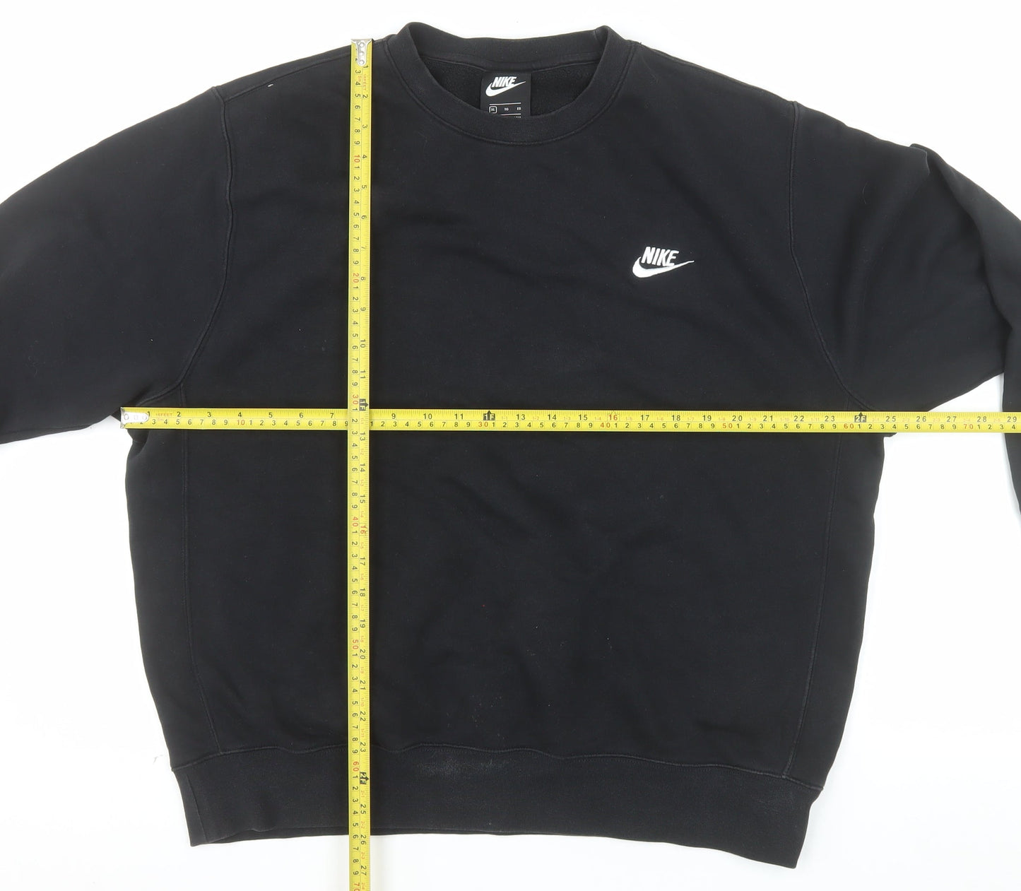 Nike Men's Black XL Pullover Crew Neck Fleece Sweatshirt
