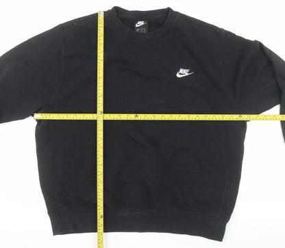 Nike Men's Black XL Pullover Crew Neck Fleece Sweatshirt