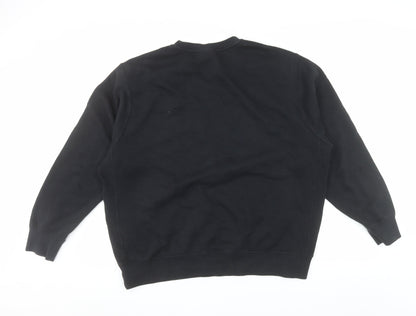 Nike Men's Black XL Pullover Crew Neck Fleece Sweatshirt