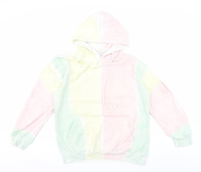 In The Style Women’s Multicoloured Tie-Dye Pullover Hoodie Size 6