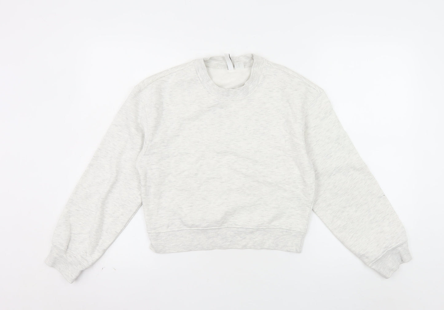 H&M Divided Women’s Grey Pullover Sweatshirt XXS Cotton Blend