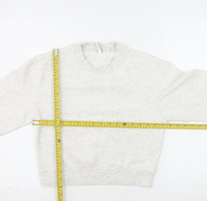 H&M Divided Women’s Grey Pullover Sweatshirt XXS Cotton Blend