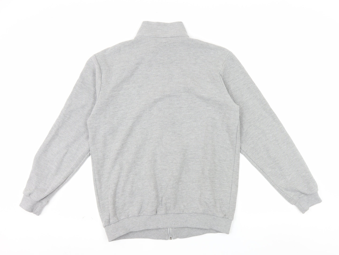U.S. Polo Assn. Men's Grey Full Zip Sweatshirt XL Logo