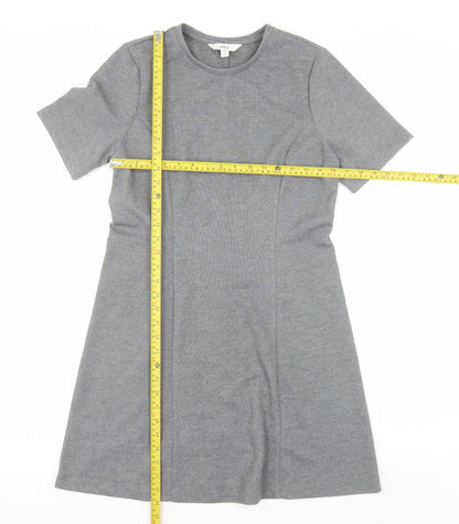 Marks and Spencer Women’s Grey A-Line Jersey Dress Size 12