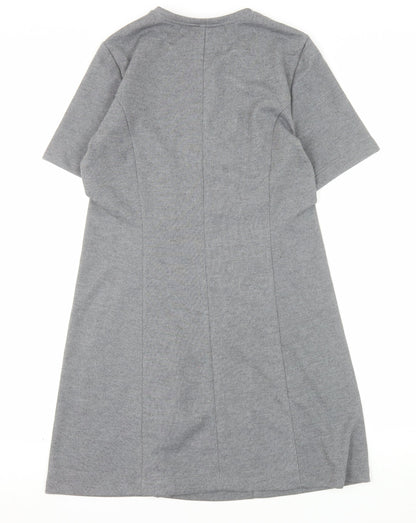 Marks and Spencer Women’s Grey A-Line Jersey Dress Size 12