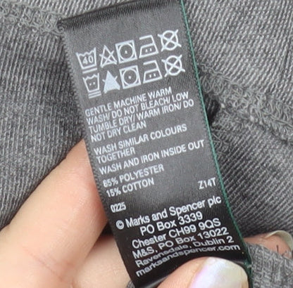 Marks and Spencer Women’s Grey A-Line Jersey Dress Size 12