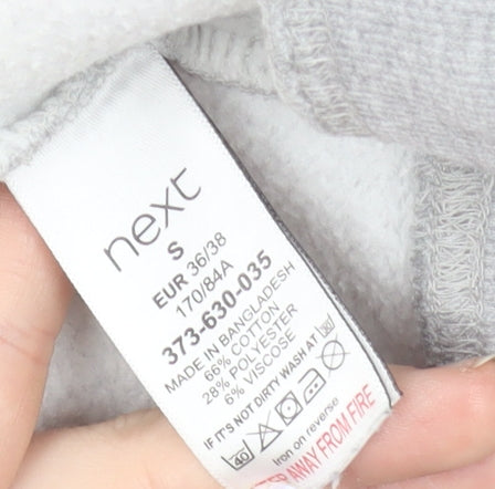 Next Weekend Essentials Womens Grey Small Pullover Sweatshirt