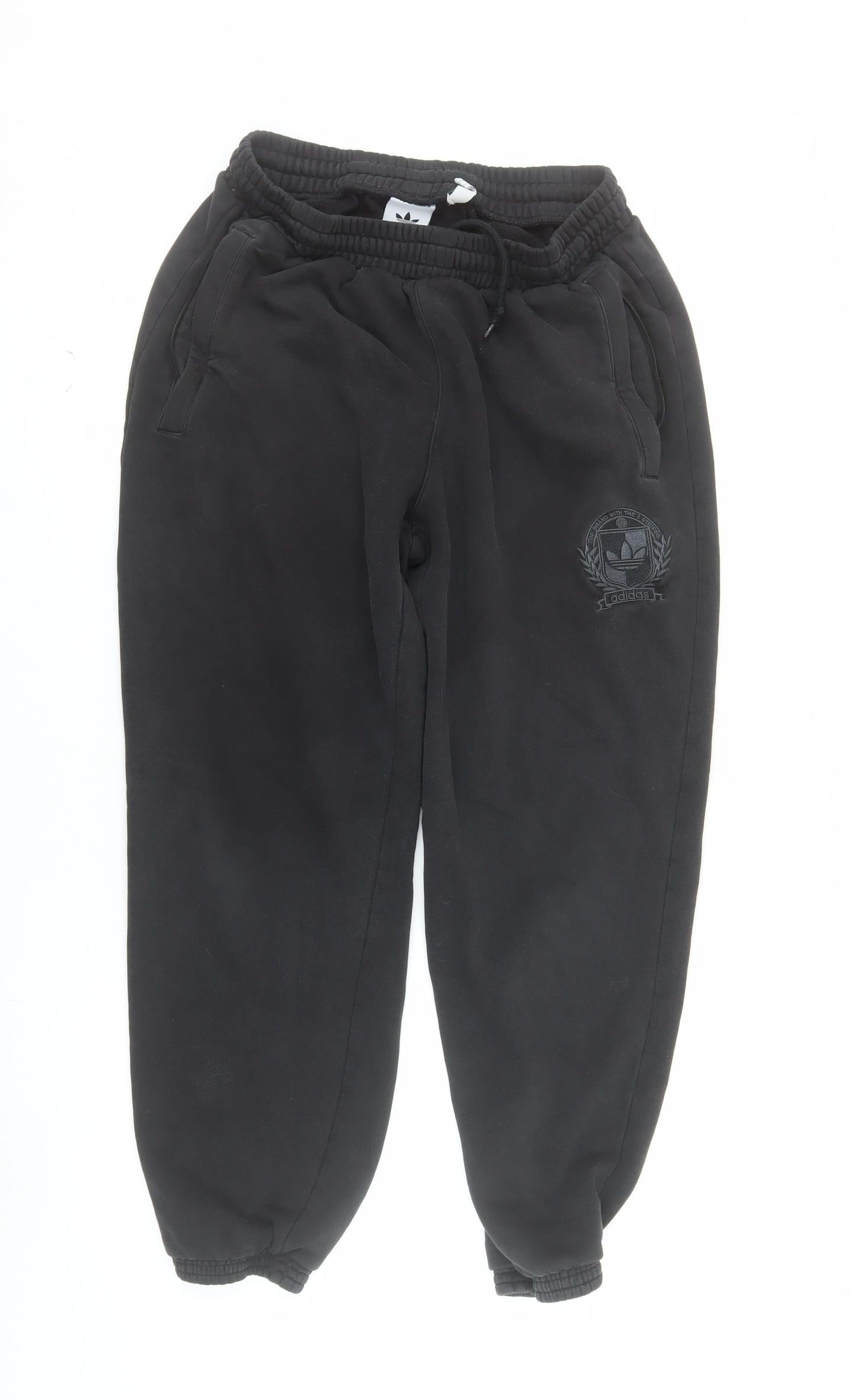 adidas Men's Black 2XL Jogger Sweatpants Fleece Activewear Trousers