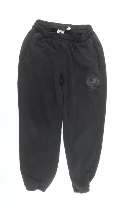 adidas Men's Black 2XL Jogger Sweatpants Fleece Activewear Trousers