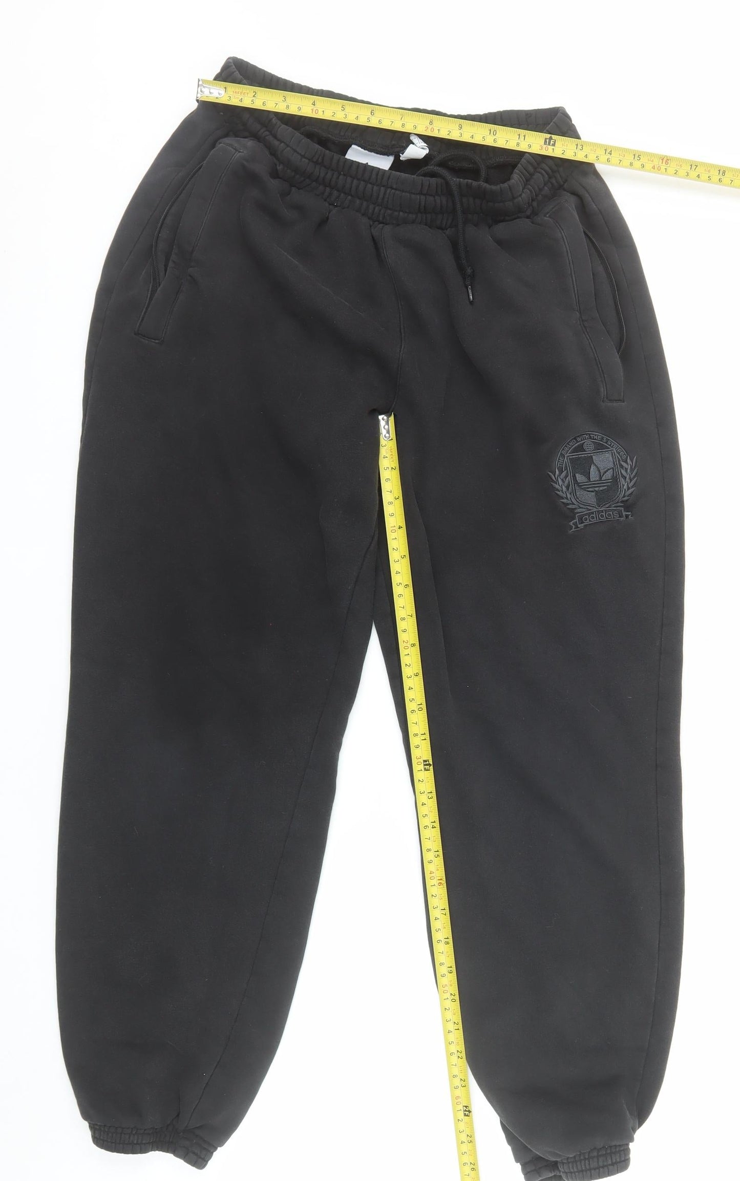 adidas Men's Black 2XL Jogger Sweatpants Fleece Activewear Trousers