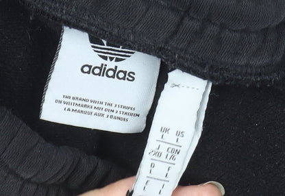 adidas Men's Black 2XL Jogger Sweatpants Fleece Activewear Trousers