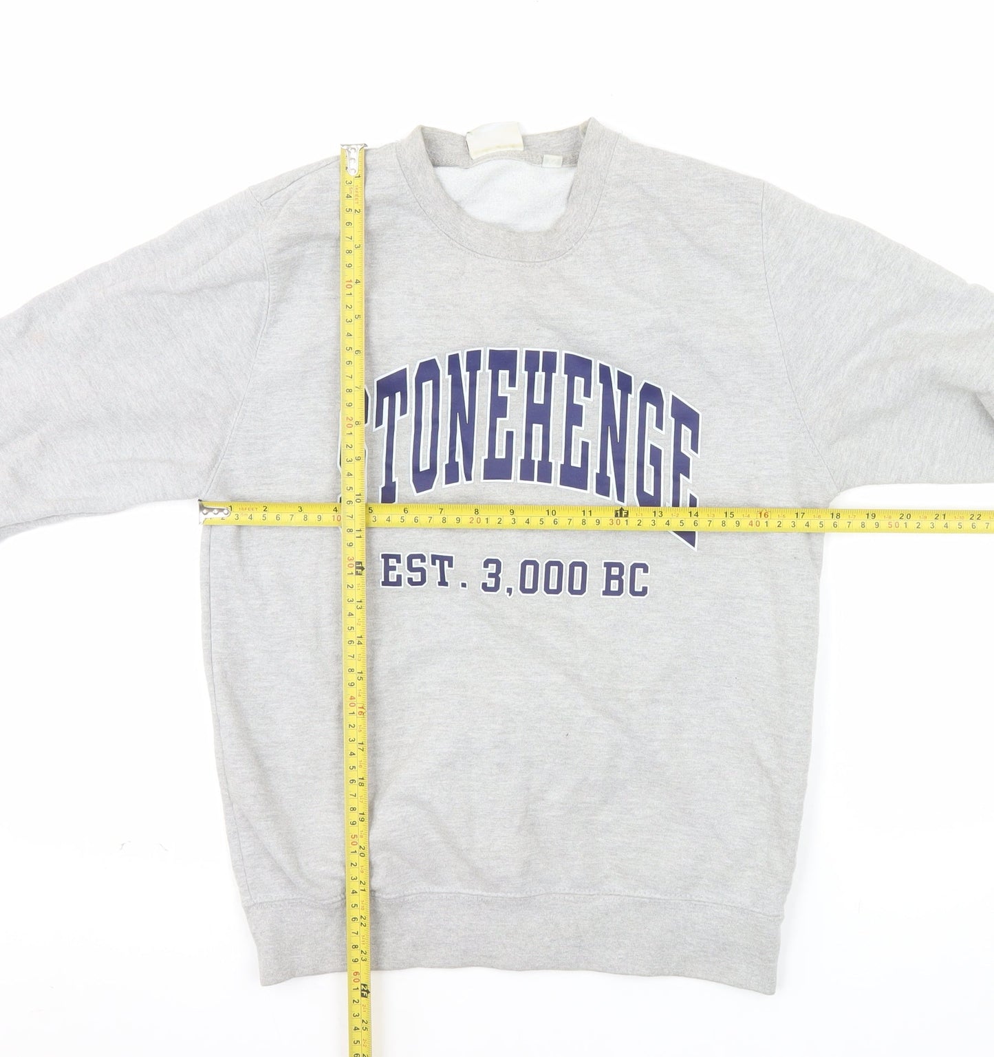 English Heritage Men's Grey XS Stonehenge Pullover Sweatshirt