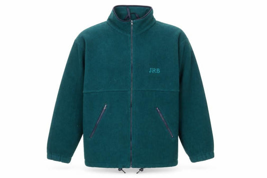 JRB Mens Green Fleece Full Zip Golf Jacket XL Regular Fit