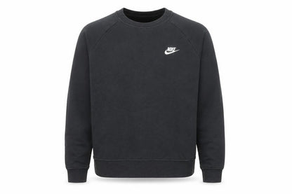 Nike Men's Black Fleece Pullover Sweatshirt M Regular Fit