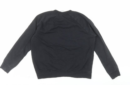 Nike Men's Black Fleece Pullover Sweatshirt M Regular Fit