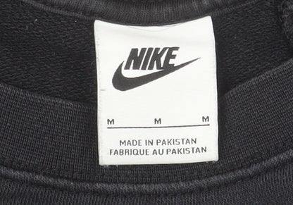 Nike Men's Black Fleece Pullover Sweatshirt M Regular Fit
