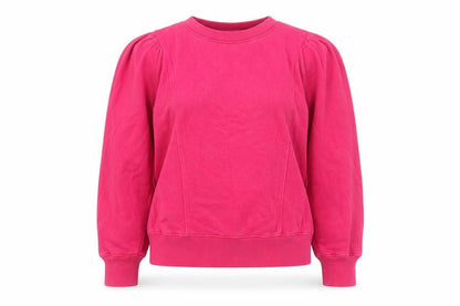 Hush Womens Pink Crew Neck Long Sleeve Pullover Sweatshirt M