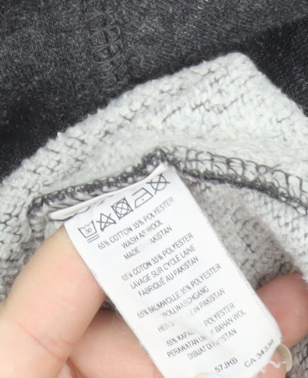 French Connection Men's Grey Full Zip Hoodie Size L