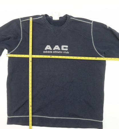 Adidas Men's Blue XL Pullover Sweatshirt Crew Neck AAC Athletic Style