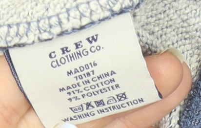 Crew Clothing Co. Men's Blue Small Pullover Sweatshirt