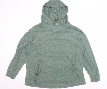Regatta Great Outdoors Women’s Green Pullover Hoodie Size 22 Polyester